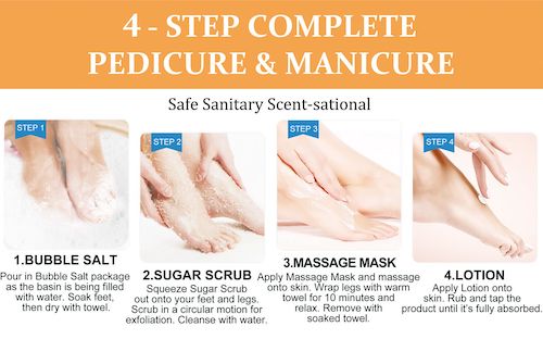 ATL- MANGO Bubble World Spa 4 in 1 Pedicure | NBC