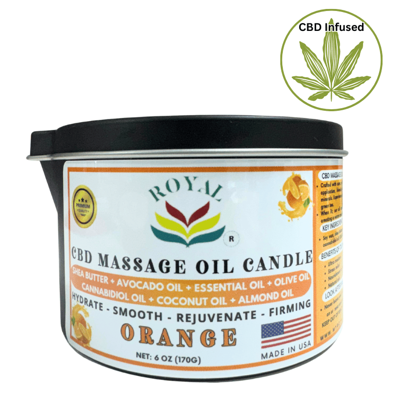 ATL- Royal Massage Oil Candles - 6oz