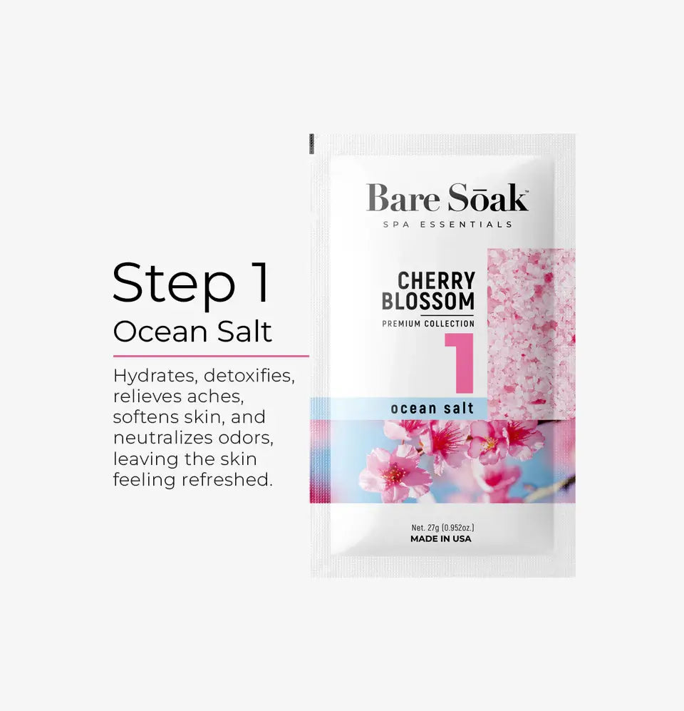 ATL- Cherry Blossom - Bare Soak 5 Steps Kit