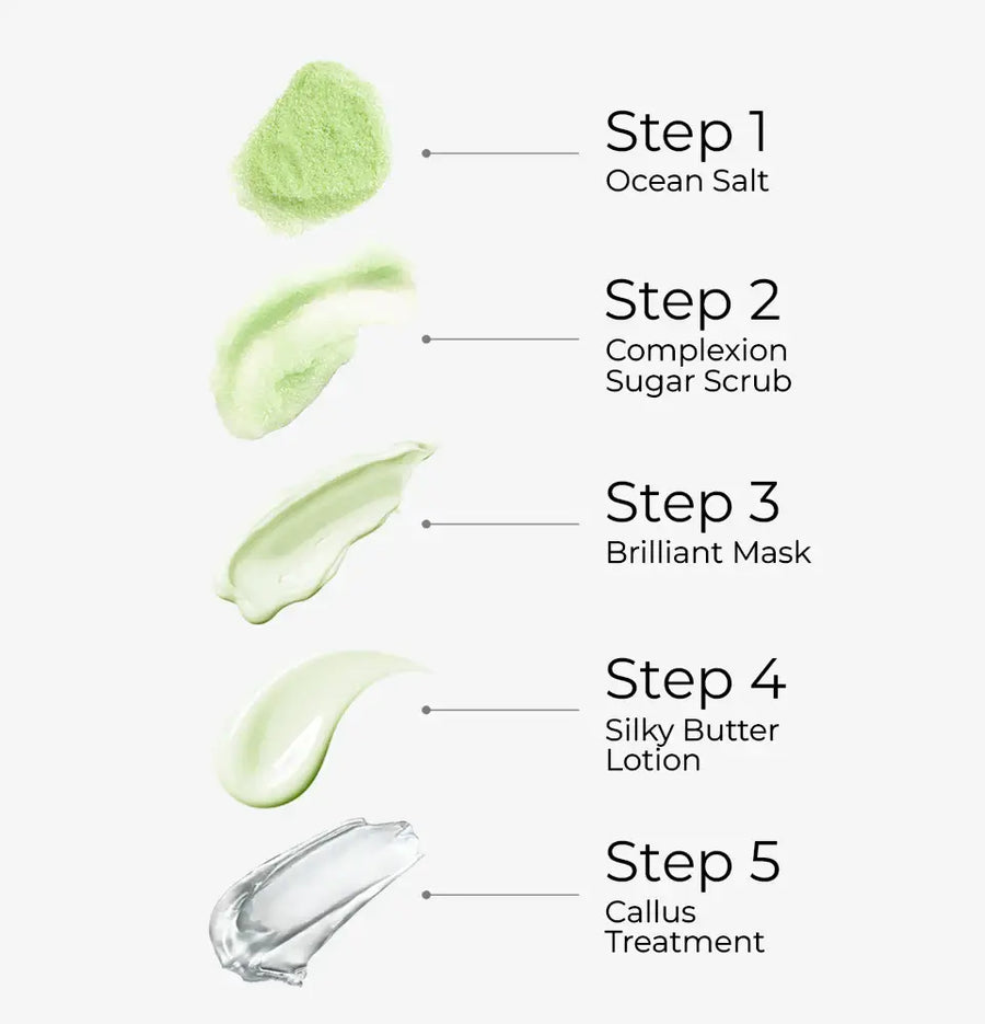 ATL- Green Tea - Bare Soak 5 Steps Kit