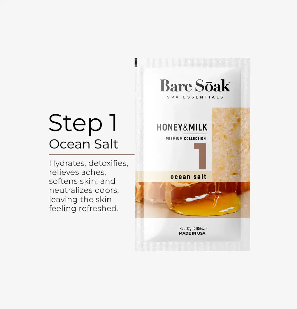 ATL- Honey & Milk - Bare Soak 5 Steps Kit