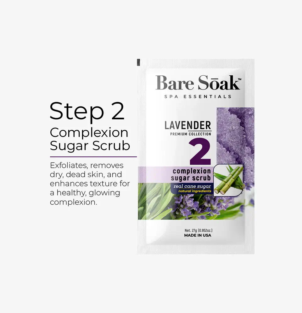 ATL- Lavender - Bare Soak 5 Steps Kit