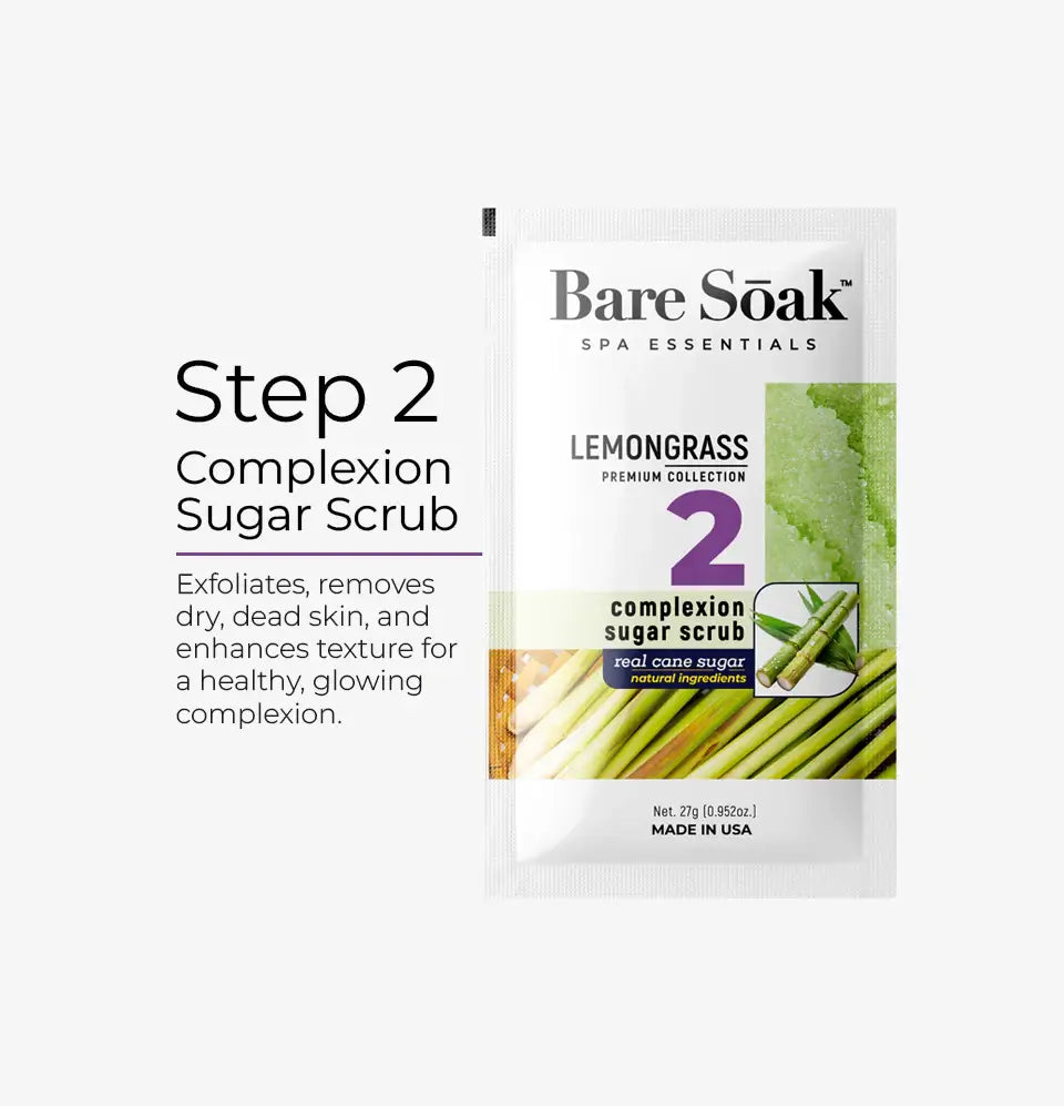 ATL- Lemongrass - Bare Soak 5 Steps Kit