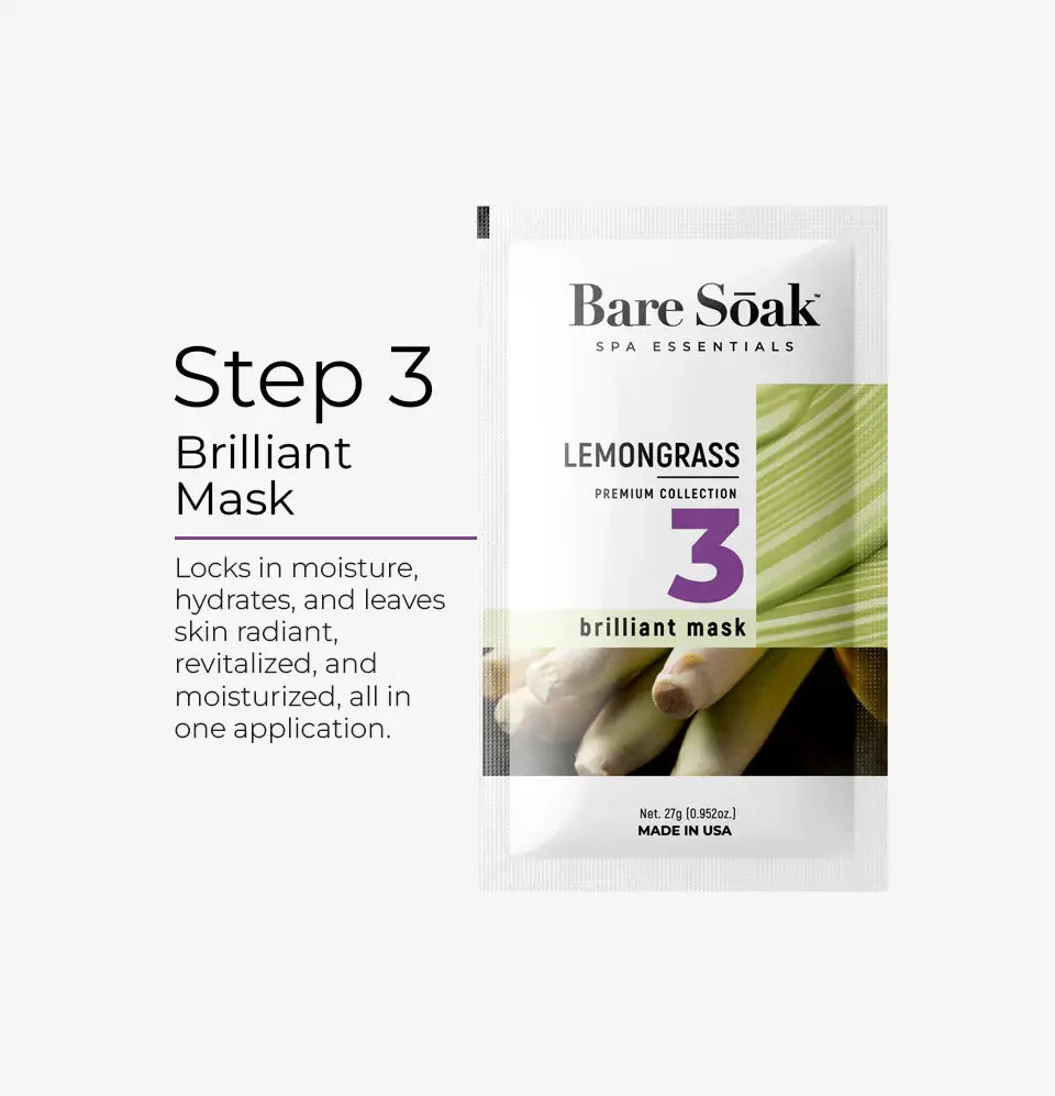 ATL- Lemongrass - Bare Soak 5 Steps Kit