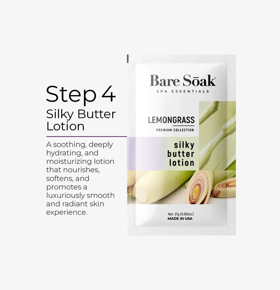ATL- Lemongrass - Bare Soak 5 Steps Kit