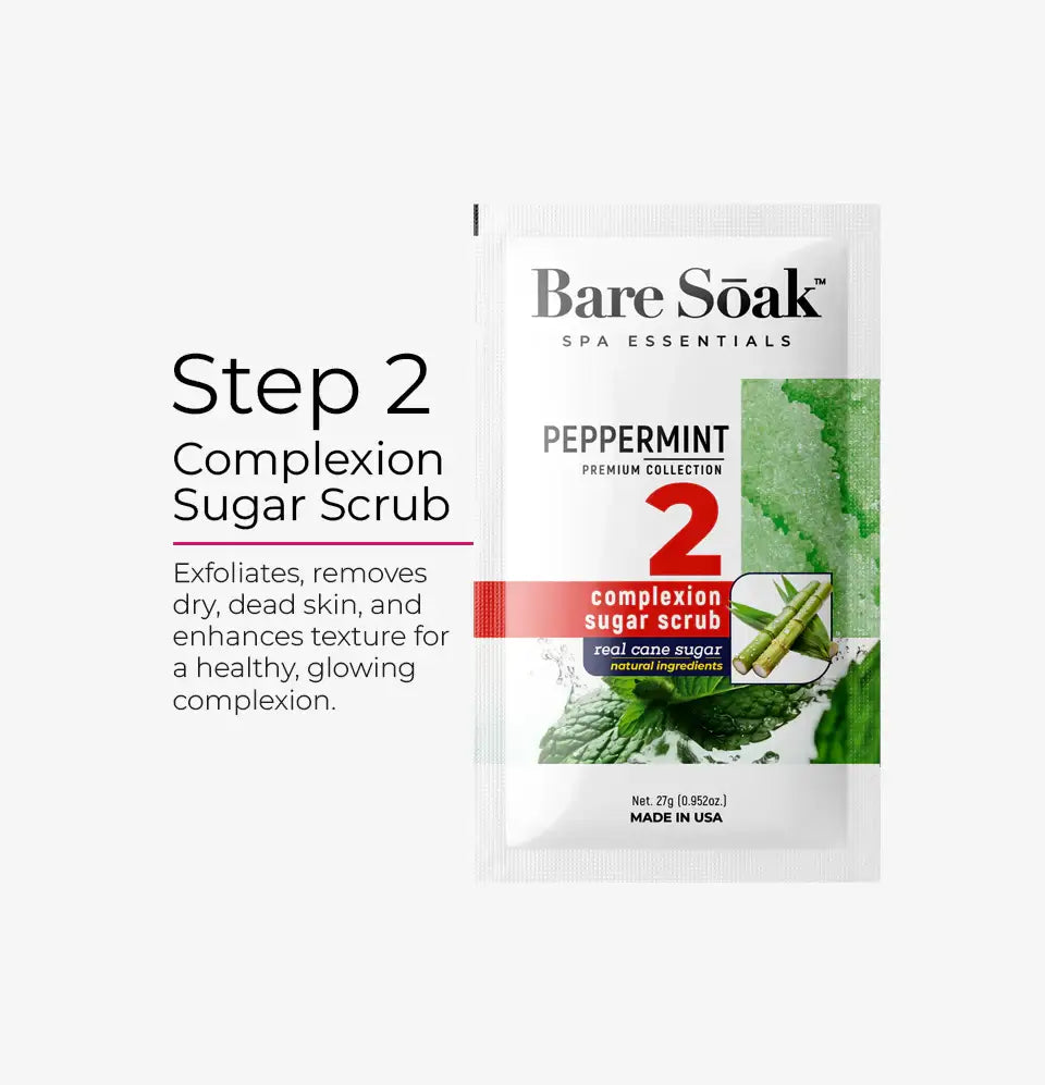 ATL- Peppermint - Bare Soak 5 Steps Kit