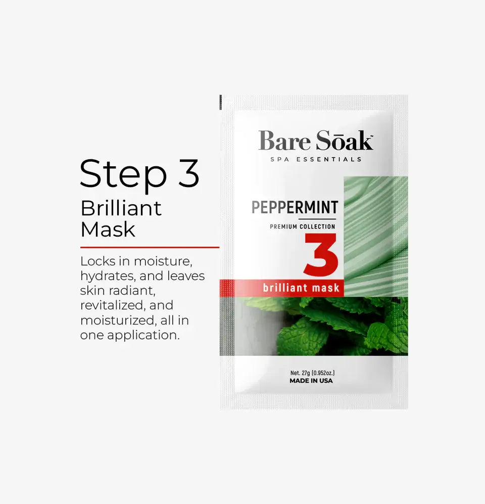 ATL- Peppermint - Bare Soak 5 Steps Kit