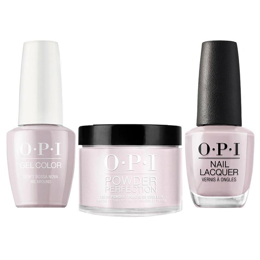 ATL- Don't Bossa Nova Me Around #A60 | OPI Trio: Gel, Polish, Dip