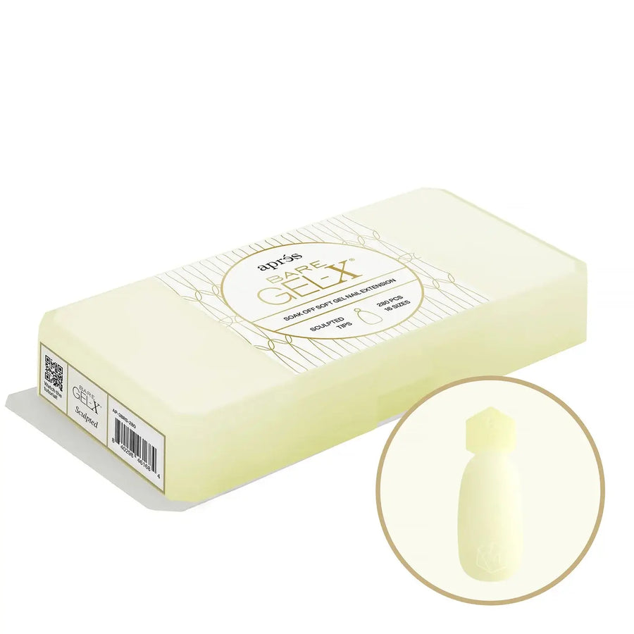 ATL- Bare Gel-X Sculpted Box of Tips (16 sizes, 280pcs) | APRES