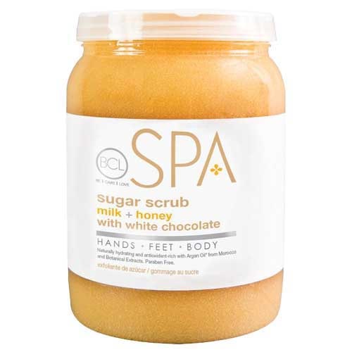 ATL- Sugar Scrub (1gal) Milk + Honey w/ White Chocolate | BCL Organic Spa