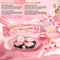 ATL - Cherry Blossom - Billionaire Bubble Spa Deluxe Pedicure Kit 4 Steps