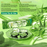 ATL - Green Tea & Aloe - Billionaire Bubble Spa Deluxe Pedicure Kit 4 Steps