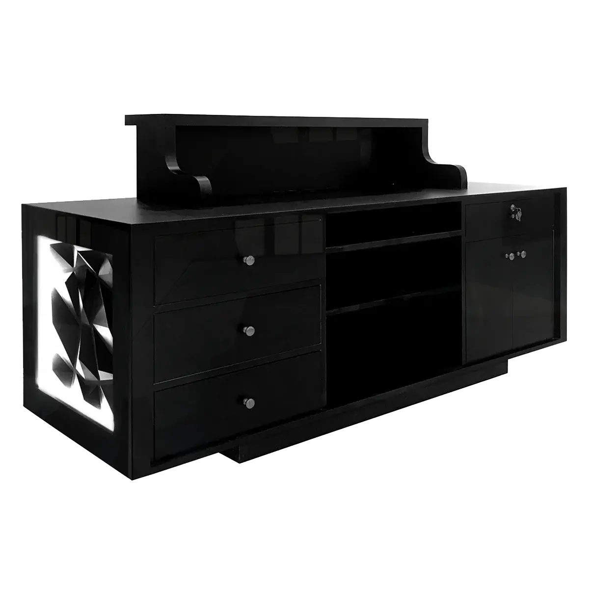 Whale Spa- Facet LED Reception Desk