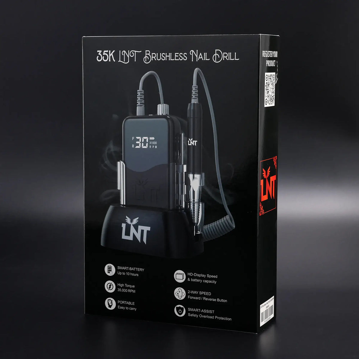 ATL- LNT Rechargeable Nail Drill (Black)