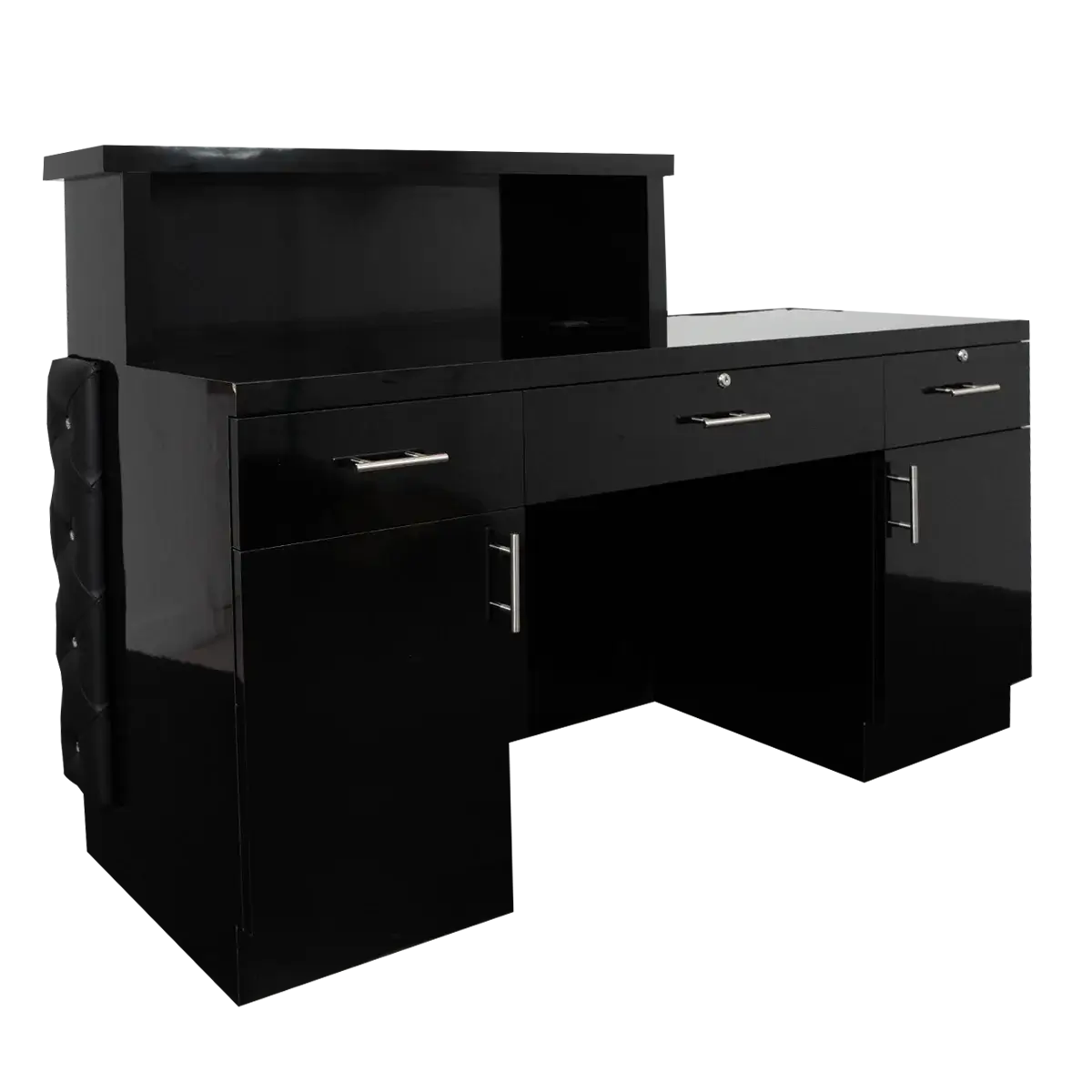 Whale Spa- Lux Tufted Reception Desk with ADA Compliance