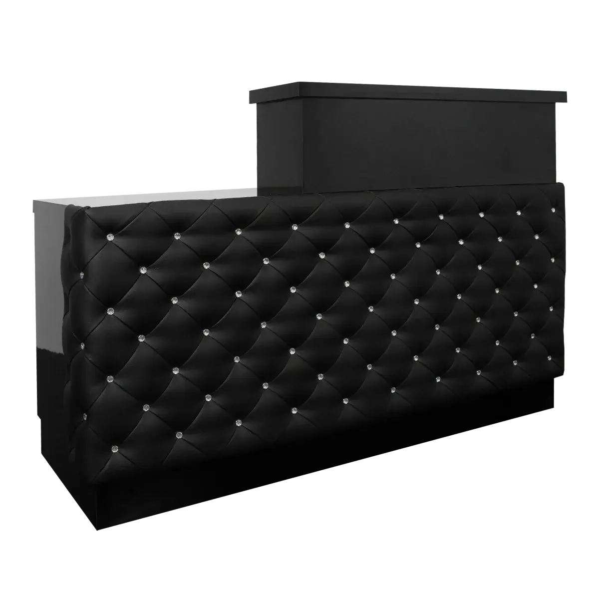 Whale Spa- Lux Tufted Reception Desk with ADA Compliance