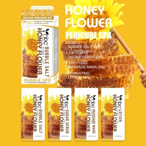 ATL- HONEY FLOWER Bubble World Spa 4 in 1 Pedicure | NBC