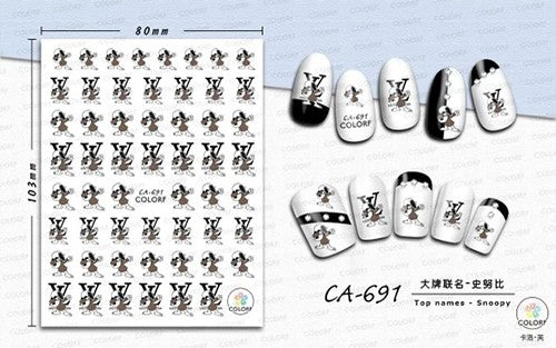 ATL- Nail Art Stickers (CA-691)