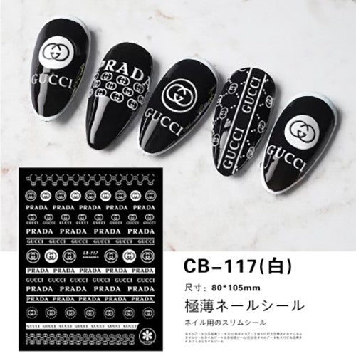 ATL- Nail Art Stickers (D-014) 3-28-1