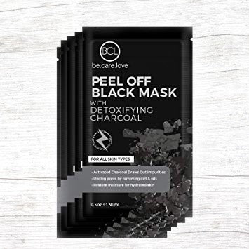 ATL- Peel Off Black Face Mask with Clarifying Charcoal (5packs)  | BCL