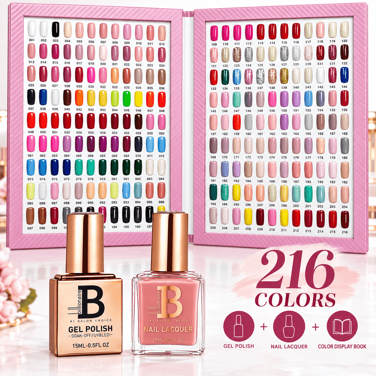 ATL- Billionaire 216 Matching Colors Collection | Duo: Gel, Polish