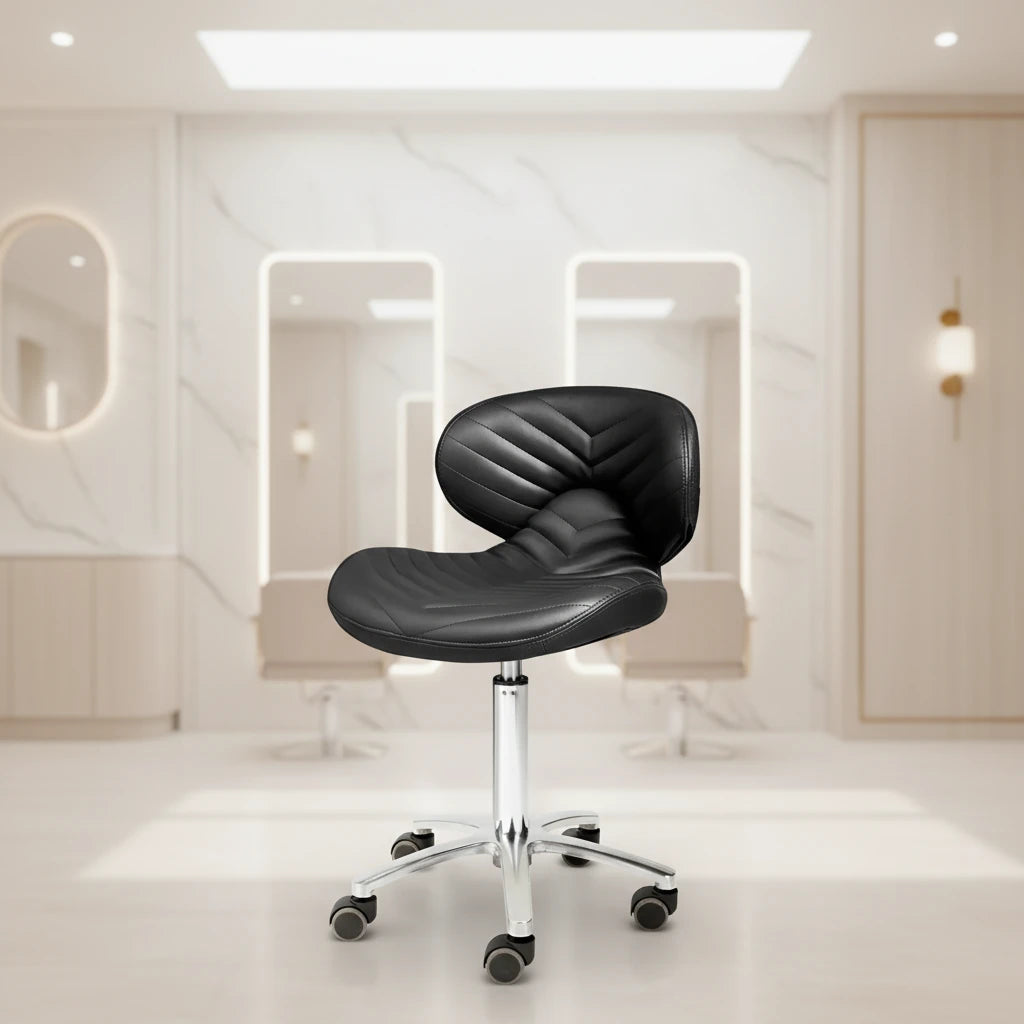 Whale Spa- Lexi Pro- Chevron Technician Stool 1010H