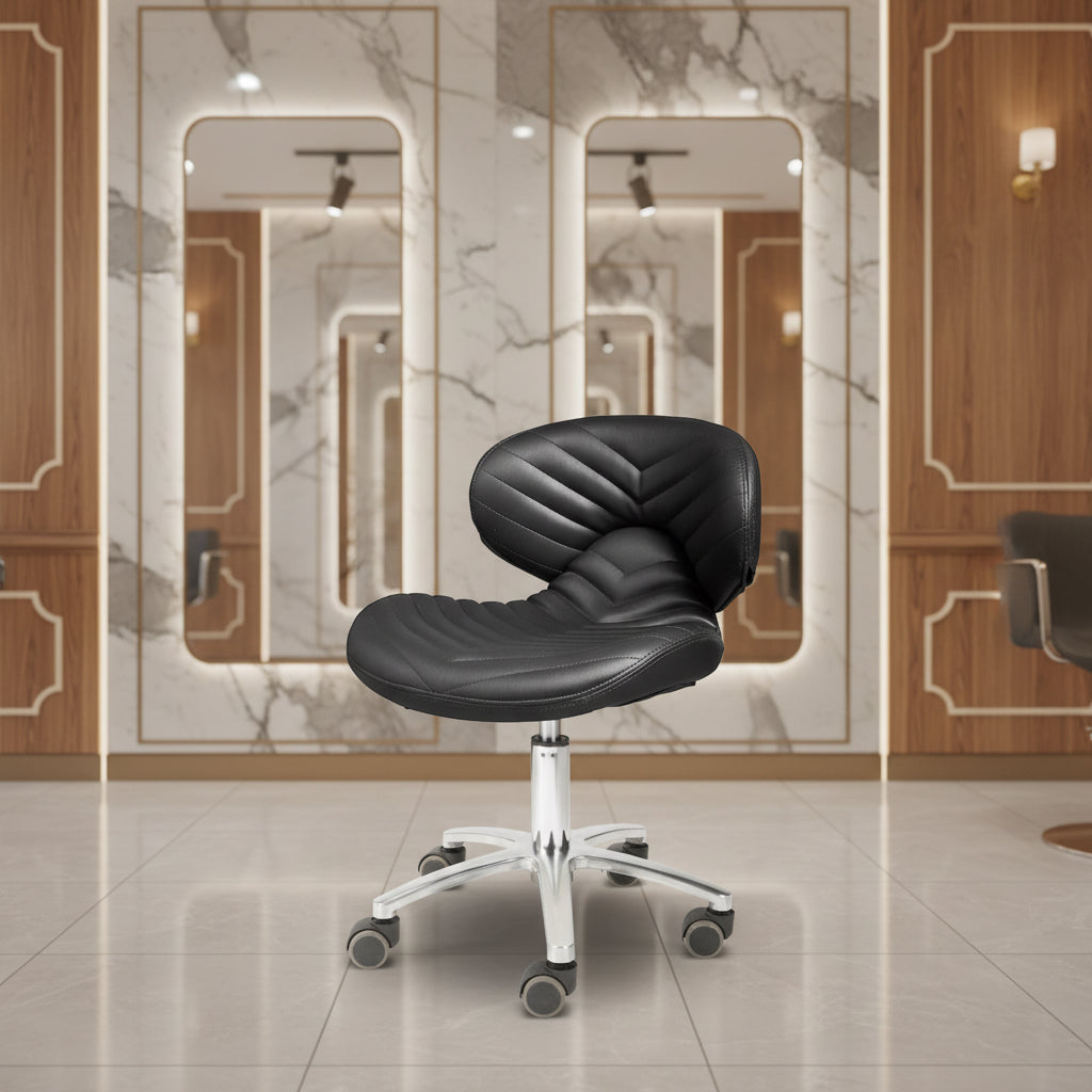 Whale Spa- Lexi Pro- Chevron Technician Stool 1010L