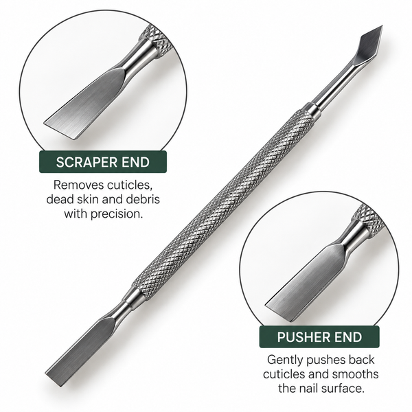 ATL- Cuticle Pusher & Angled Scraper
