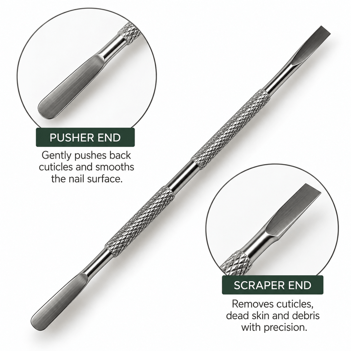 ATL- Cuticle Pusher & Scraper