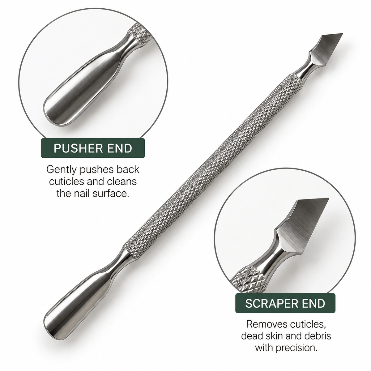 ATL- Cuticle Pusher & Scraper