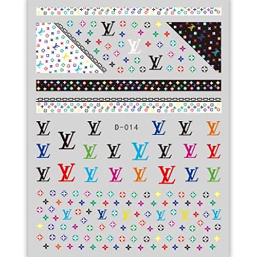 ATL- Nail Art Stickers (D-014-LV) 3-77-1