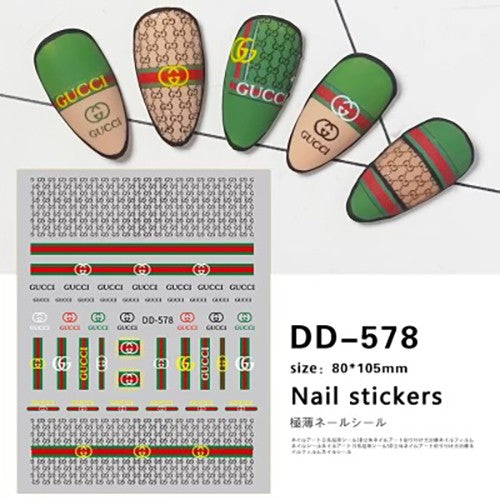 ATL- Nail Art Stickers (DD-578) 357-3