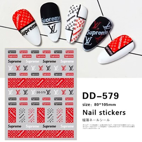 ATL- Nail Art Stickers (DD-579) LV 3-80-3