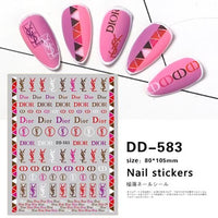 ATL- Nail Art Stickers (DD-583) 3-56-1