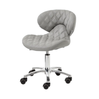 Whale Spa- Lexi Pro - Double Diamond Technician Stool 1009L