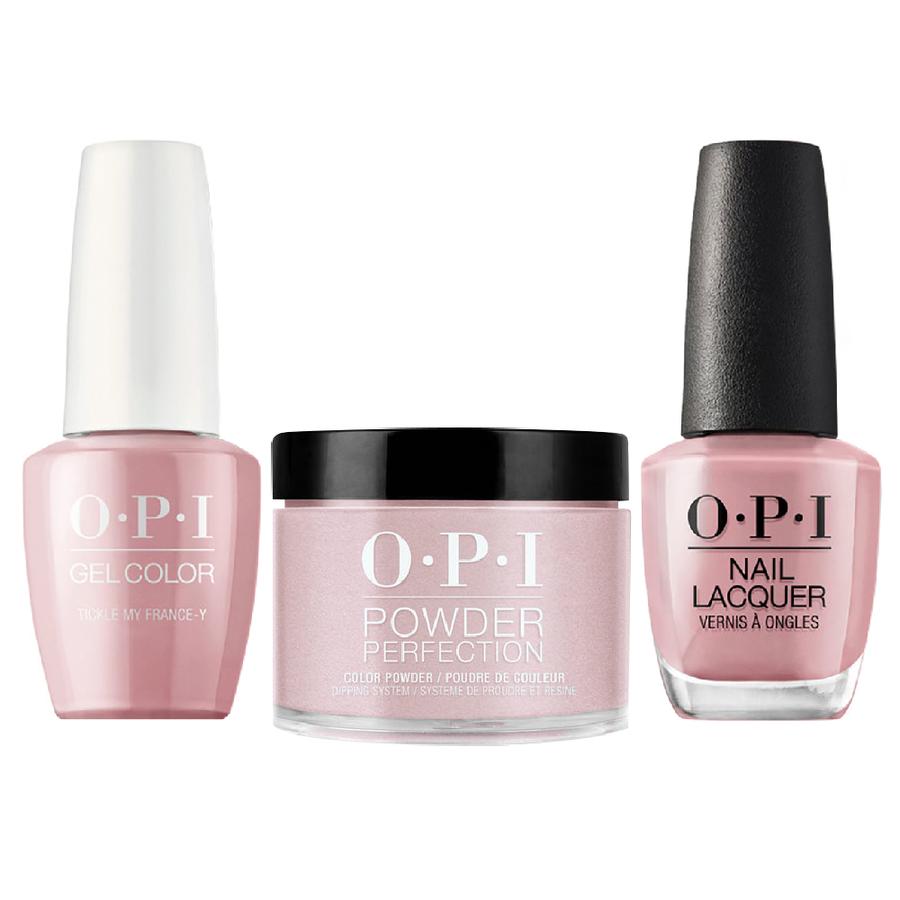 ATL- Tickle My France-y #F16 | OPI Trio: Gel, Polish, Dip