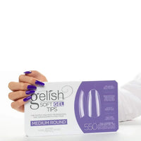 ATL- Gelish Soft Gel Tips - Medium Round