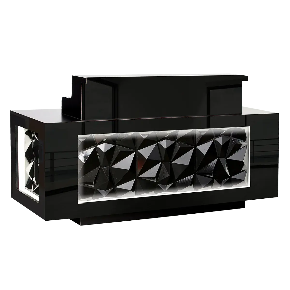 Whale Spa- Facet LED Reception Desk