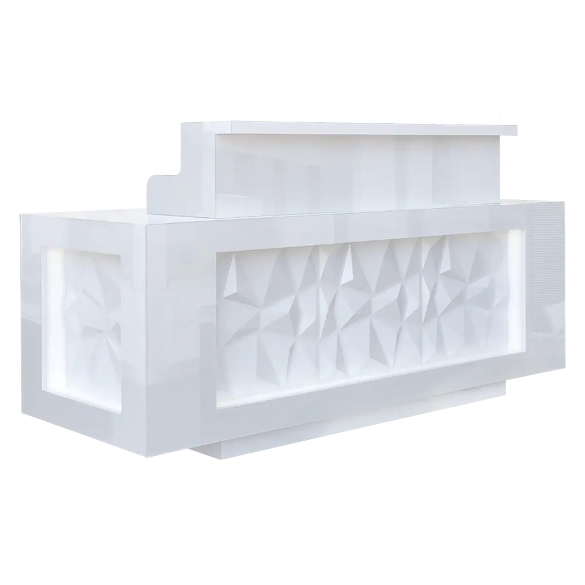 Whale Spa- Facet LED Reception Desk