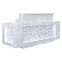 Whale Spa- Facet LED Reception Desk