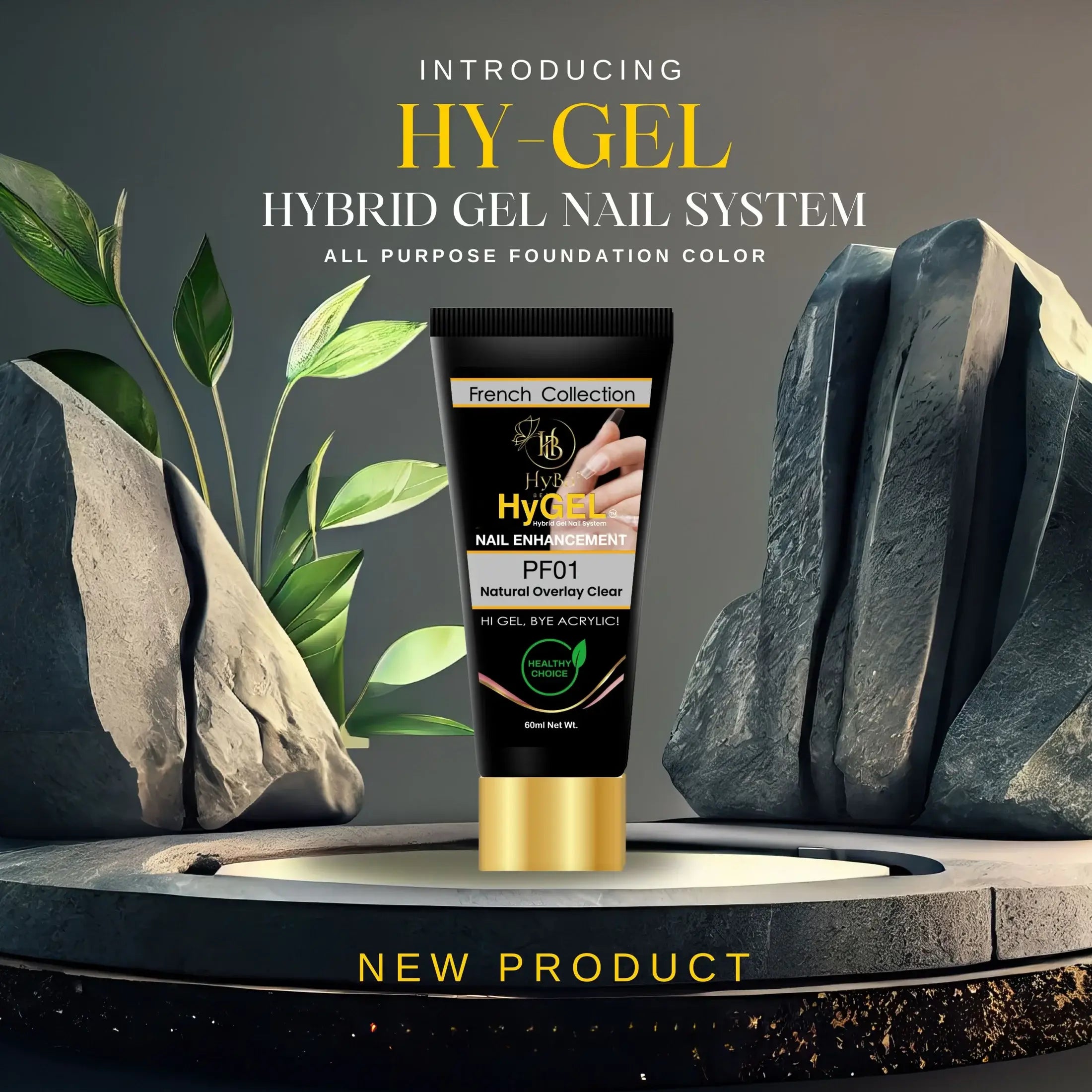 ATL- PF01 Natural Clear Overlay Hybrid Gel - HyGEL