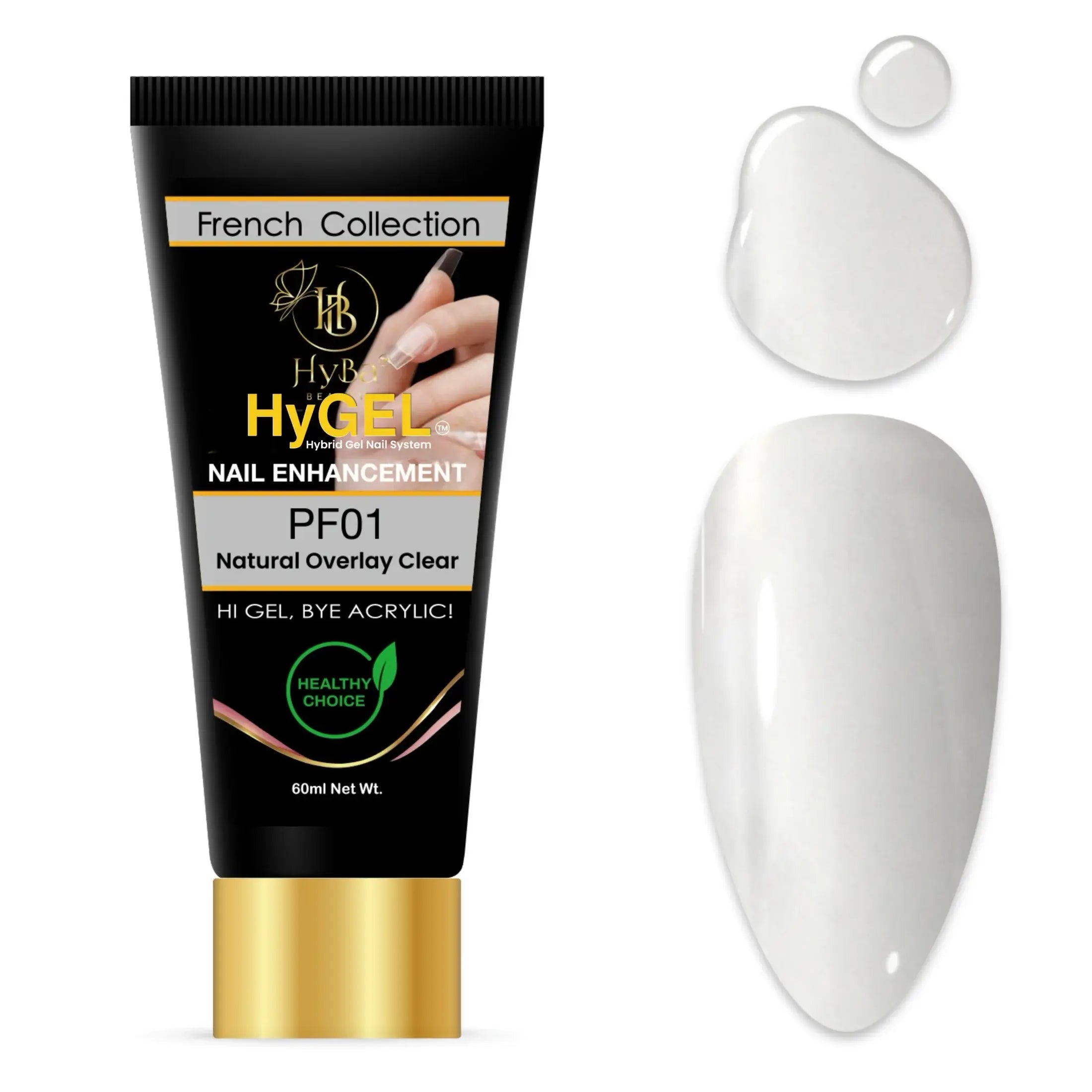 ATL- PF01 Natural Clear Overlay Hybrid Gel - HyGEL
