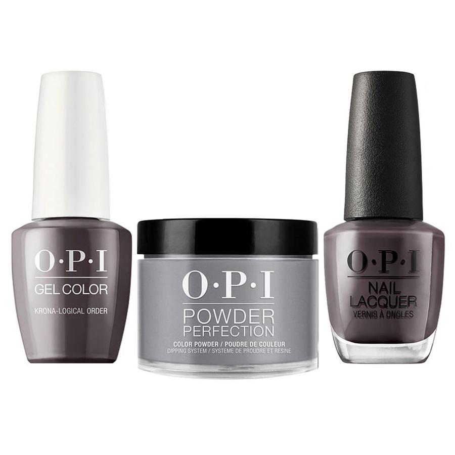 ATL- Krona-logical Order #I55 | OPI Trio: Gel, Polish, Dip