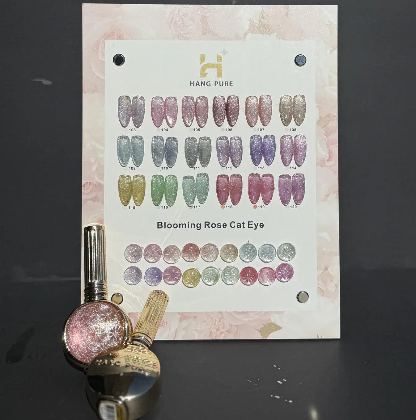 ATL- Hang Blooming Rose Cat Eye Collection (18 Colors) - Set #5 (103-120)