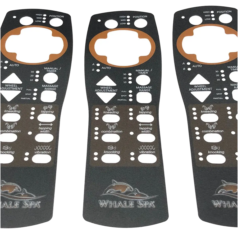 Whale Spa- Caresst Remote Control Sticker