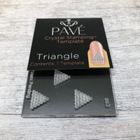 ATL- (Triangle) Crystal Stamping Template_ Pave