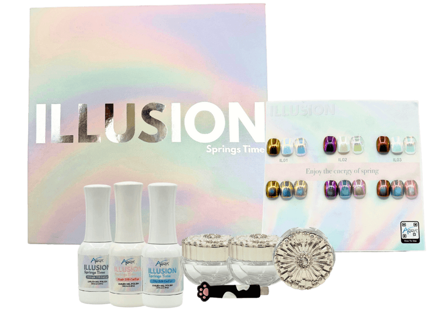 ATL- Aora Chrome Cat Eye Illusion Spring Time Kit (8pcs)