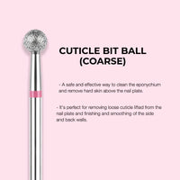 ATL- Cuticle Bit Ball Diamond Drill Bit (Coarse) | Kiara Sky