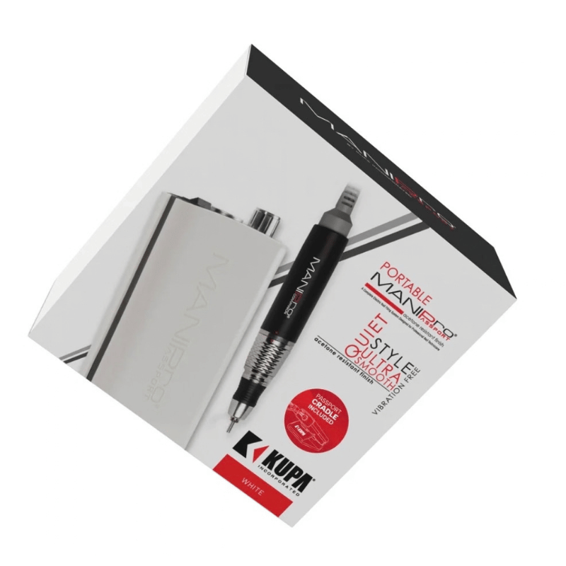 ATL- WHITE - Kupa ManiPro Passport Nail Drill Complete