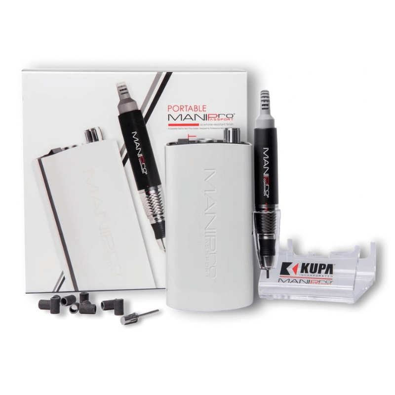 ATL- WHITE - Kupa ManiPro Passport Nail Drill Complete
